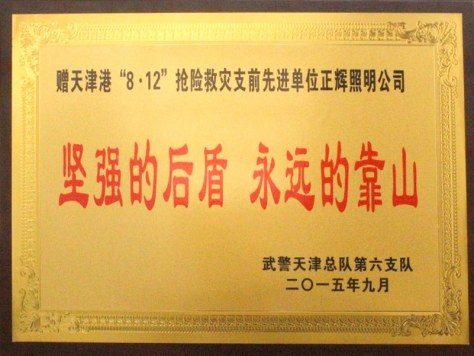 天津搶險(xiǎn)救災(zāi)先進(jìn)單位